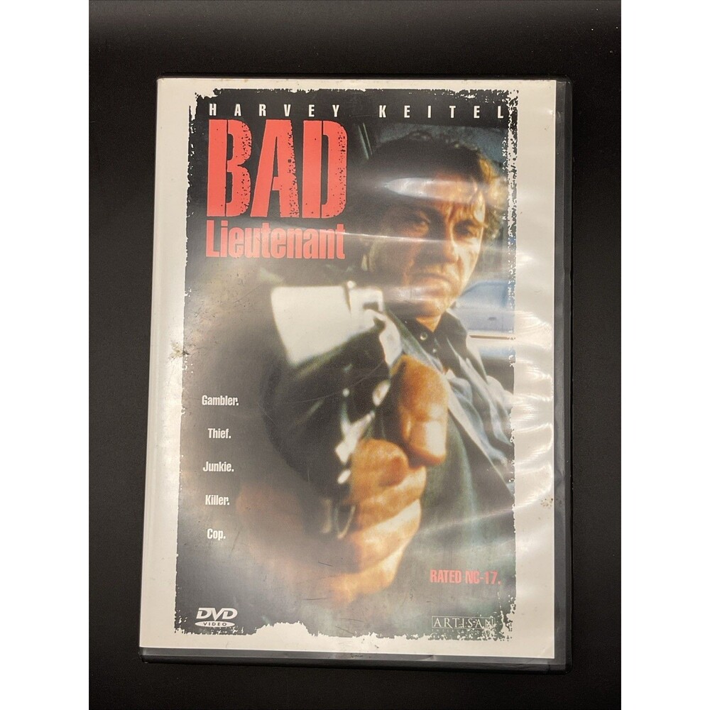 Bad Lieutenant (DVD) 1992 Abel Ferrara Gritty Classic w/Harvey Keitel - VG++